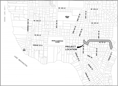 NE 7th Street Project Map